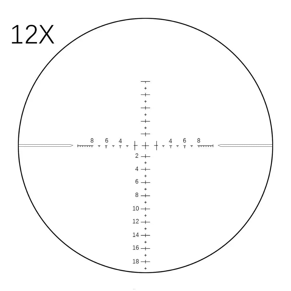 T-EAGLE New MR3-12x42 FFP Tactical Riflescope  Spotting Rifle Scope Hunting Optic Collimator Airsoft Gun Sight