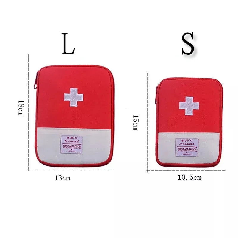 Portable Medicine Bag Cute First Aid Kit Medical Emergency Kits Organizer Outdoor Household Medicine Pill Storage Bag Travel