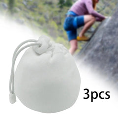 2-4pack Chalk Bag Drawstring Pouch Equipment for Rock Climbing Sports Training 3