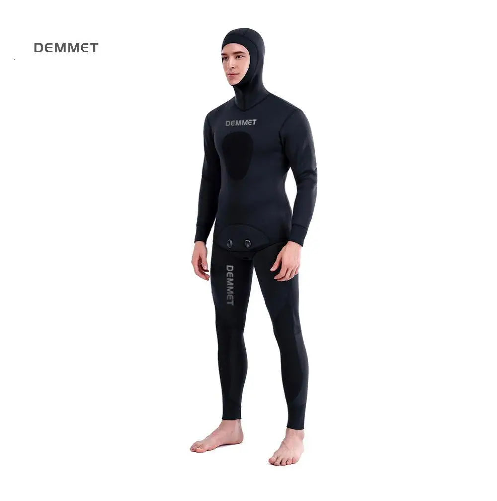 Camouflage SCR Neoprene 3mm Swim Wetsuits Men's Diving Suit Split Scuba Snorkel Swimsuit Spearfishing Surfing Jumpsuit Equipment