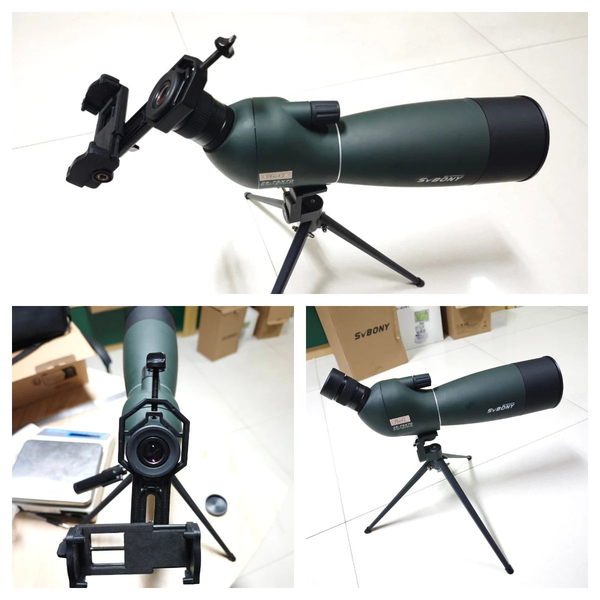 SVBONYSV28PLUS 25-75x70 Spotting Scopes With Tripod,Waterproof,Range Shooting Scope, For Target Shooting,Bird Watching