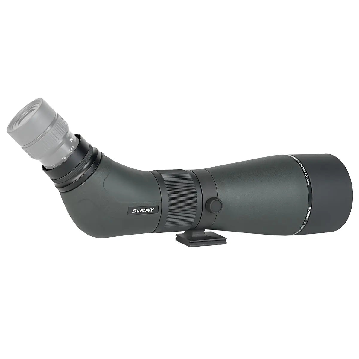 SVBONY SA405 20-60x85 HD Spotting Scope Army Green 45 Degree best for Birding and Nature Viewing