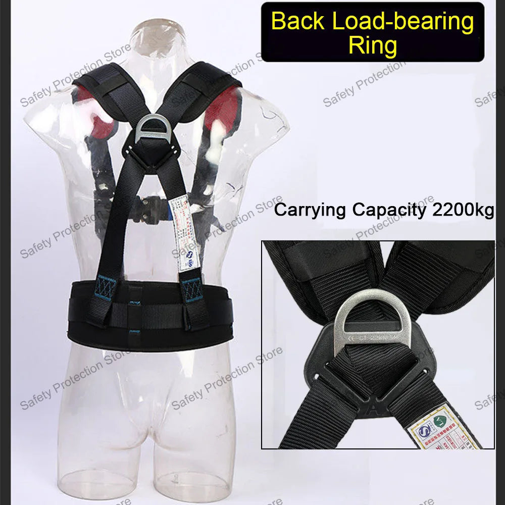 High-altitude Work Safety Belt Half Body Safety Harness Outdoor  Climbing Training Harness Electrician Construction Equipment