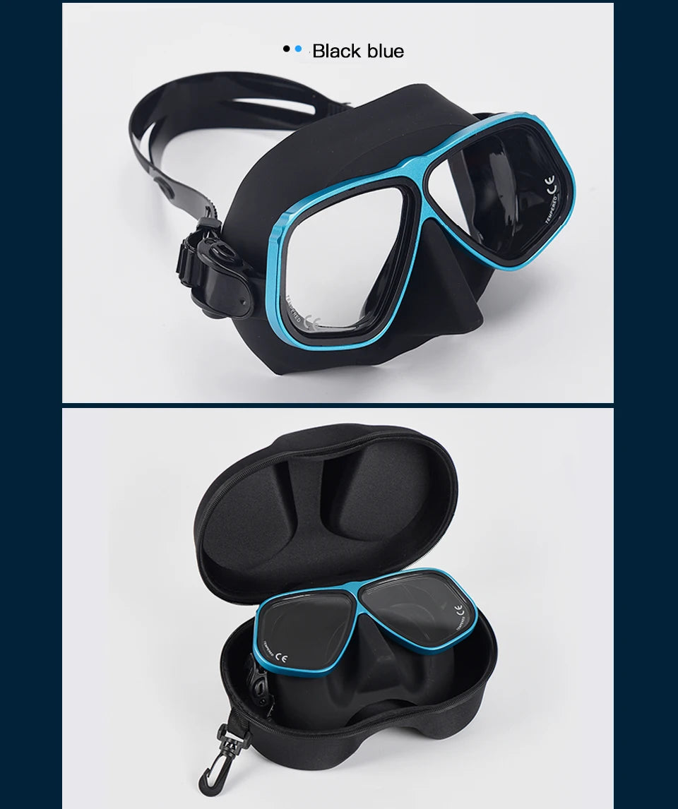 Free Diving Goggles Mask Similar Apollo Alloy Liquid Silica Gel Scuba Mask Wet Tube Kit Snorkeling Equipment Ultra Low Volume