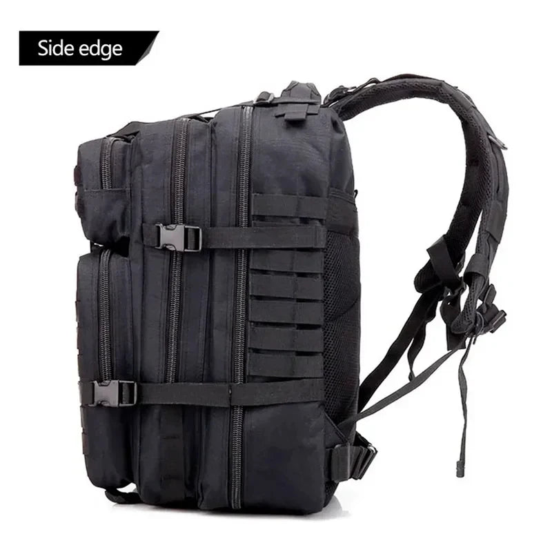 Outdoor sports bag Waterproof canvas backpack Outdoor camping hiking bag suitable for travel, camping, hunting