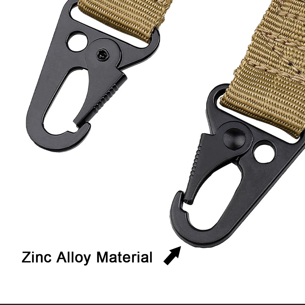 Safety Adjustable Non-Shock Absorbing Fall Protection Tactical Belt Outdoor Rock Tree Climbing Harness with Zinc Alloy Hooks P6