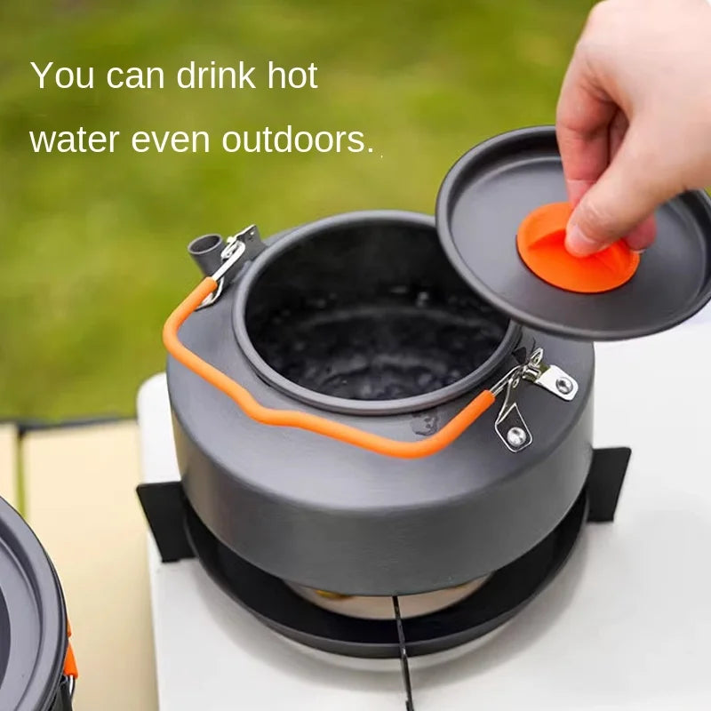 Aoran kettle camping cooker teapot picnic teapot portable tea brewing special camping tea stove camping outdoor