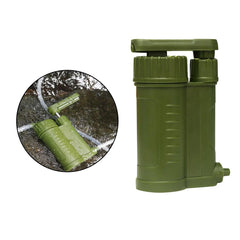 Portable Water Filter Pump Purifier Filtration Camping Emergency Survival