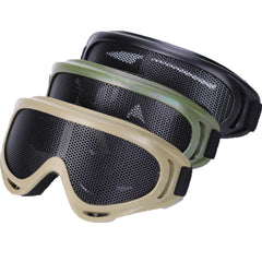 Tactical Goggles Fits Helmet Windproof Anti Fog Ultraviolet-proof CS Outdoors Mountaineering Camping Cycling Goggles Waterproof