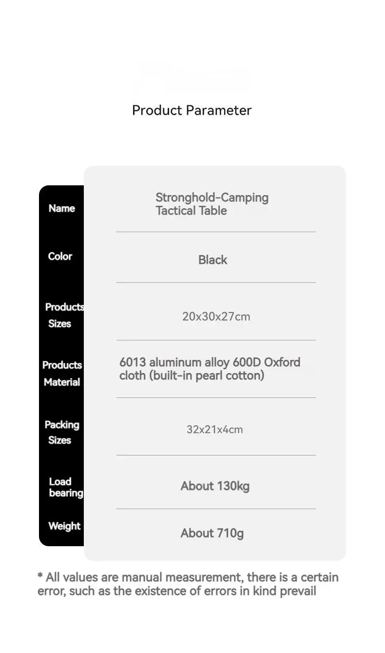 Naturehike BLACKDOG 2 In 1 Tactical Folding Table Ultralight Portable Stool Outdoor Camping Aluminum Alloy Multifunctional Chair