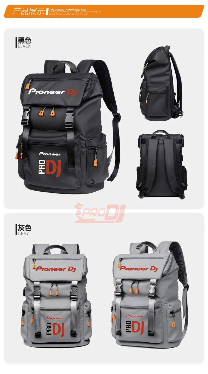 New Pioneer Pro Dj Large Capacity Multi-Purpose Travel Outdoor Walking Camping Backpack Waterproof Bag Fashion Quality Backpack