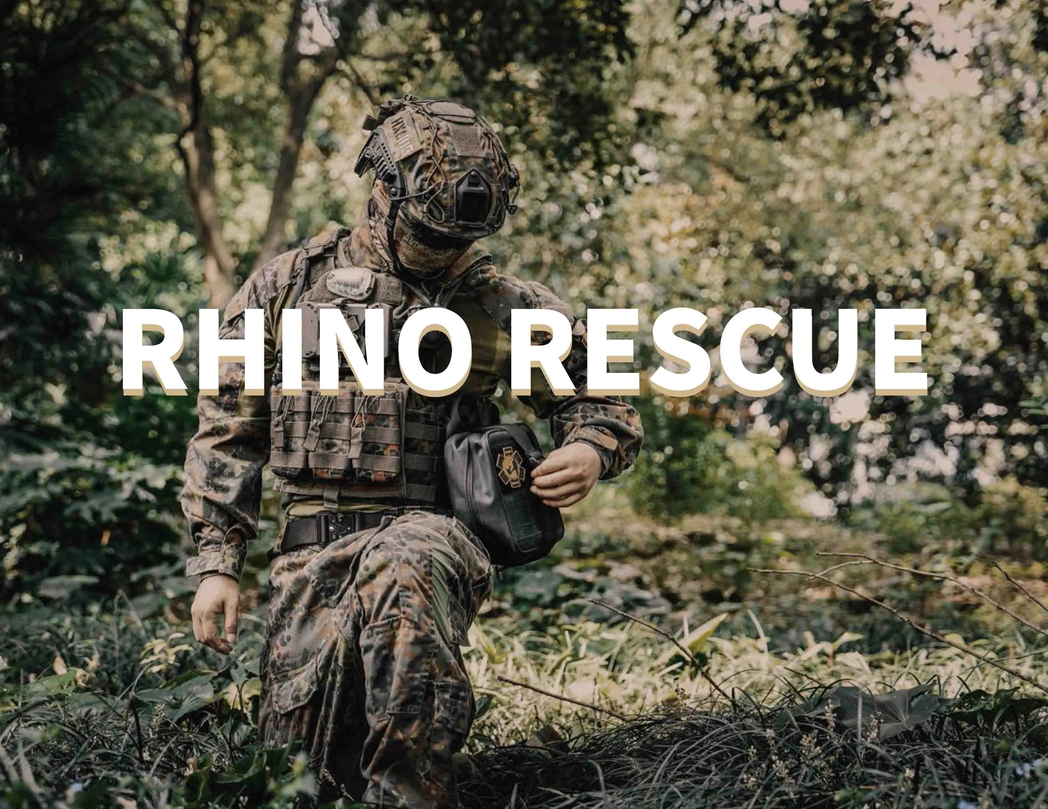 RHINO RESCUE First Aid Trauma Kit To Configure Survival Kit Outdoor Emergency Kit For Camping Hiking IFAK Refill Kit