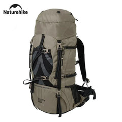 Naturehike 70L Camping Backpack Ergonomic Large Capacity Hiking Bags For Man With Rain Cover Outdoor Travel Trekking Backpacks