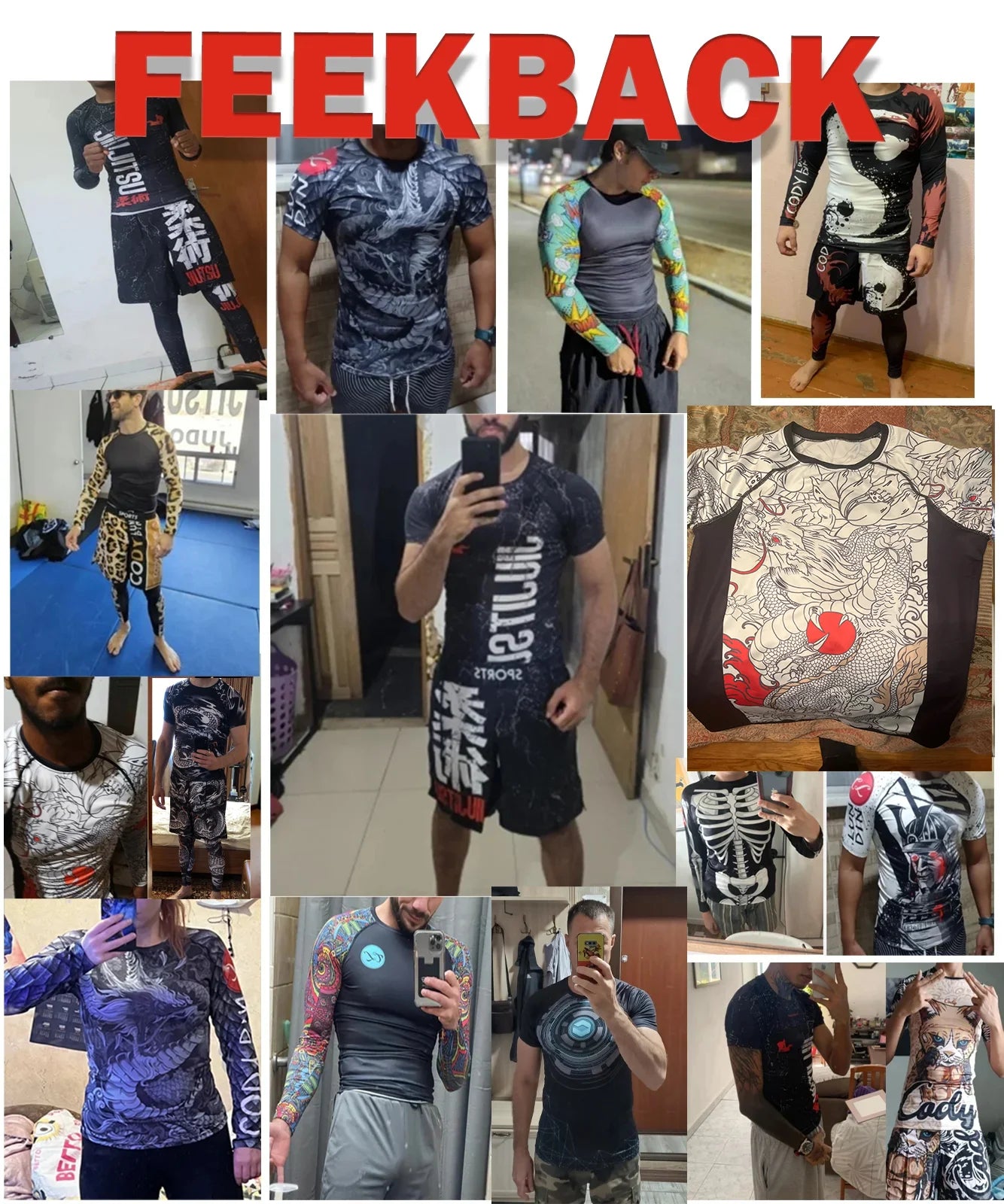 CODY LUNDIN Men Sports Grappling T-shirt Men Sublimation BJJ Rash Guard Compression No Gi Jiu Jitsu Rashguard for MMA Clothes