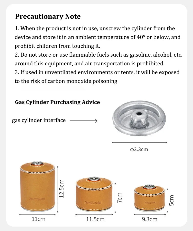 Naturehike IGT Burner Camping Outdoor Portable Gas Stove Kitchen Ultralight IGT Table Grill BBQ Cookware Three-Head Gas Burner