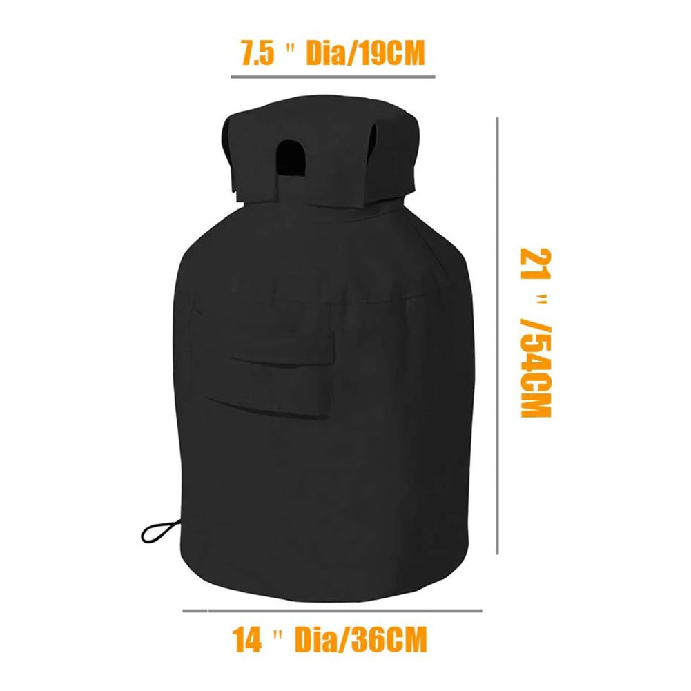 Propane Tank Cover Gas Bottle Covers Waterproof Dust-proof For Outdoor Gas Stove Camping Parts Dust Protection Cover