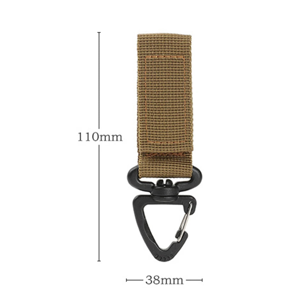 Molle Webbing Backpack Buckle Carabiners Attach Quickdraw Water Bottle Hanger Holder Outdoor Camping Hiking Climbing Accessories