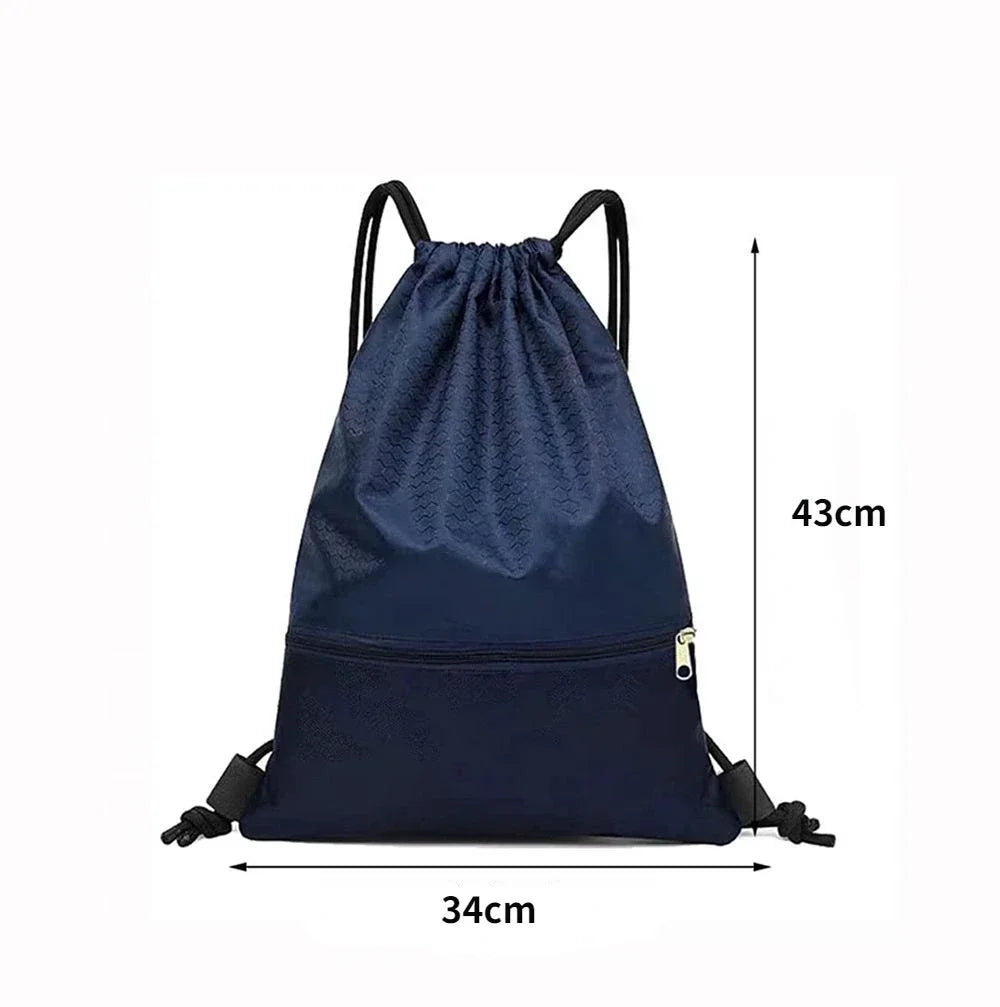 Outdoor Foldable Waterproof Gym Bag Fitness Backpack Drawstring Shop Pocket Hiking Camping Beach Swimming Men Women Sports Bags