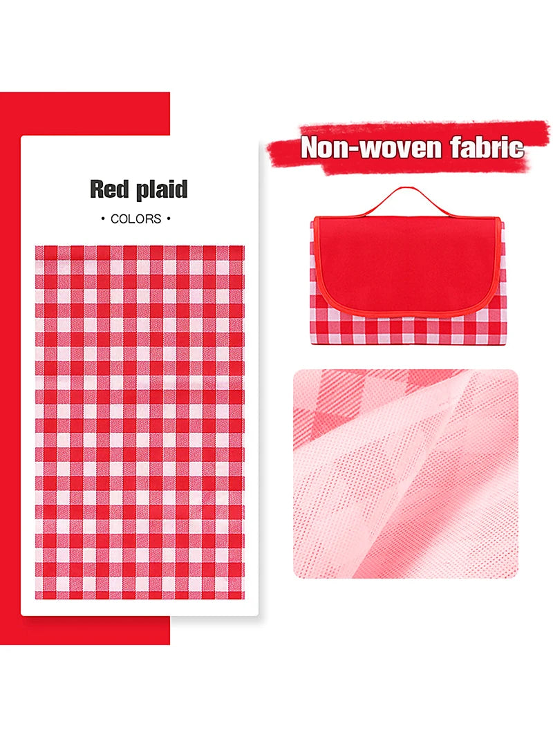 1PC Foldable Picnic Mat Portable Sand Beach Mats Non-woven Fabric Thicken Tent Camping Blanket Pad Moisture-proof Outdoor Picnic