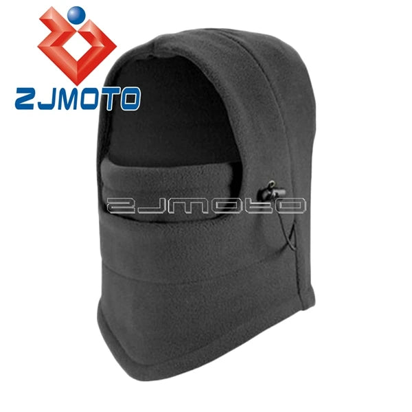 Motorcycle Cycling Fleece Balaclava Full Face Mask Neck Windproof Outdoor Ski Warm Mask Multicolor Mountaineering Helmet Hood