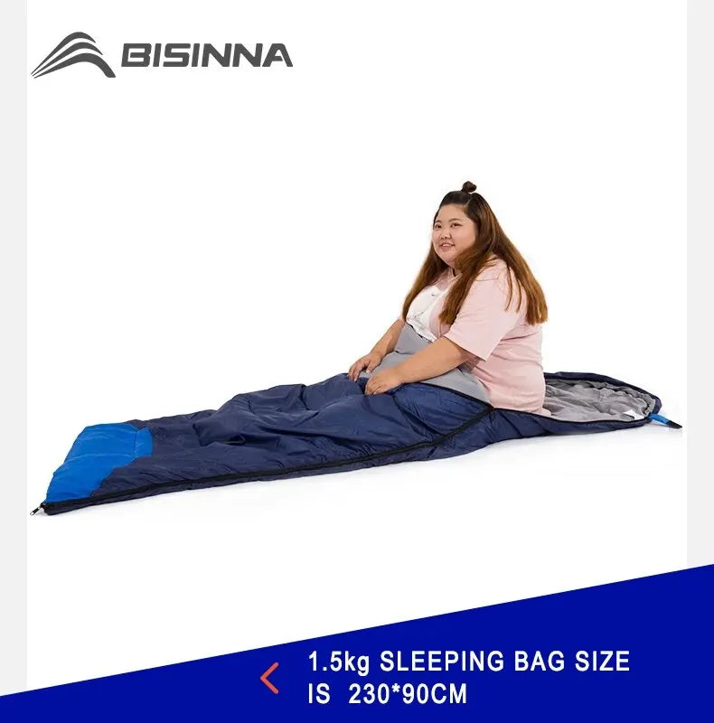 BISINNA Camping Sleeping Bag Ultralight Waterproof Winter Warm Envelope Backpacking Sleeping Bags for Outdoor Traveling Hiking