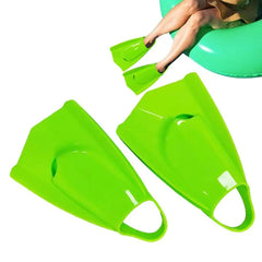 Adult Diving Flippers Silicone Swimming Fins Adult Snorkeling Flippers Scuba Short Fins Beginner Swimming Equipment Portable