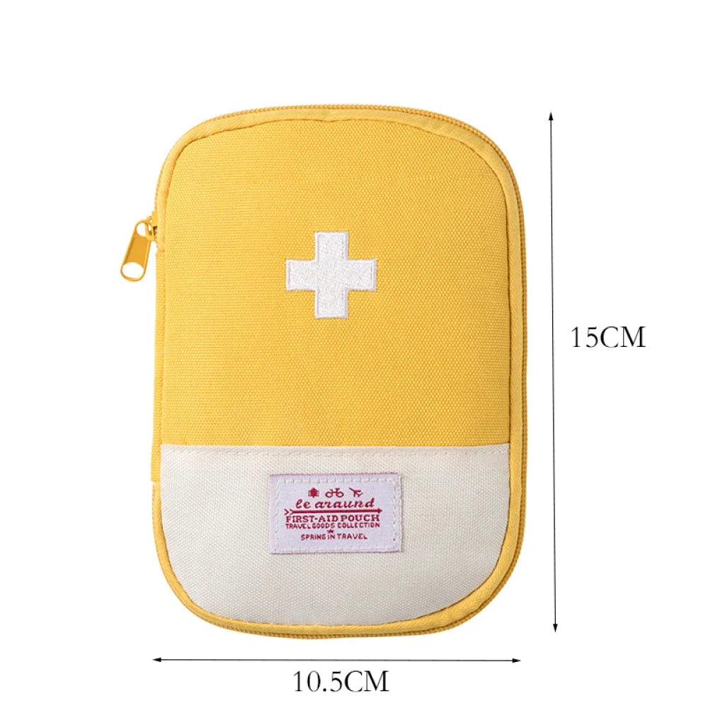 Portable First Aid Medical Kit Travel Outdoor Camping Useful Mini Medicine Storage Bag Camping Emergency Survival Bag Pill Case