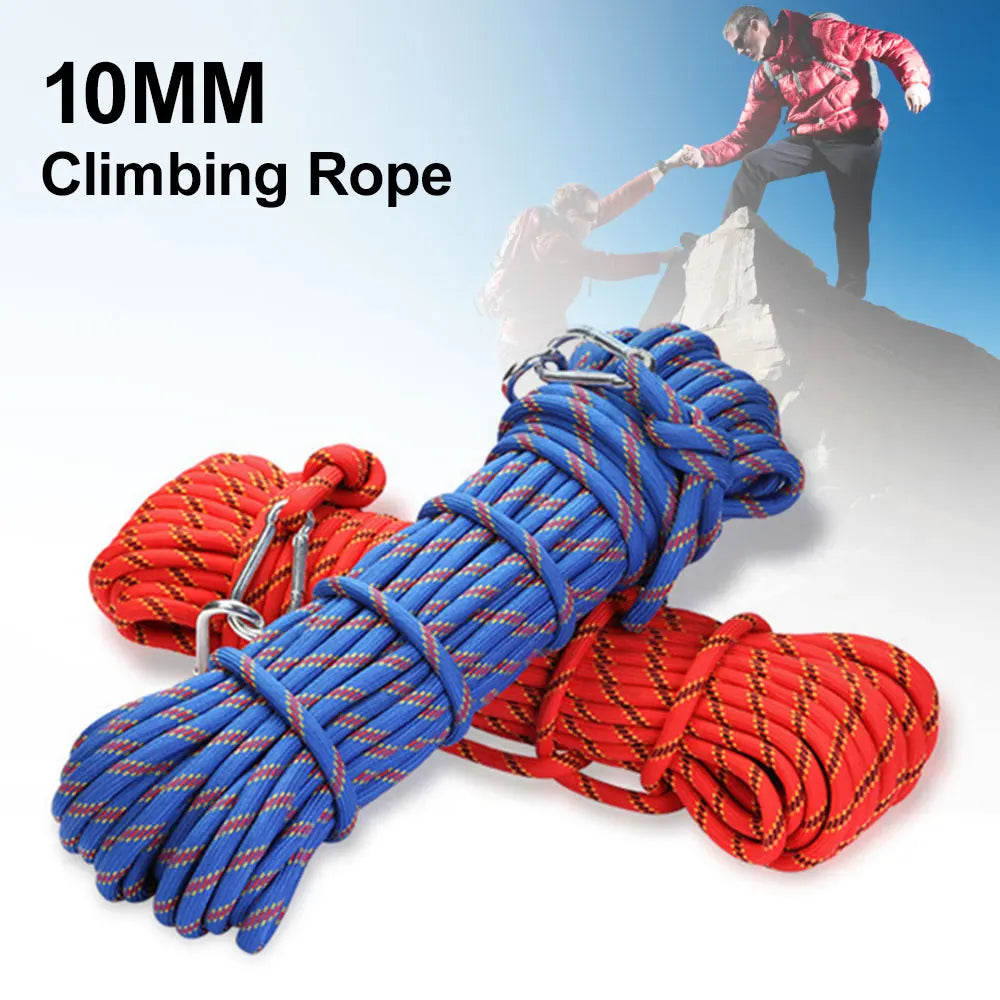 10M/15M/20M/30M Climbing Rope Outdoor Rescue Rope Climbing Safety Rope Paracord Insurance Escape Rope Hiking Survival Tool