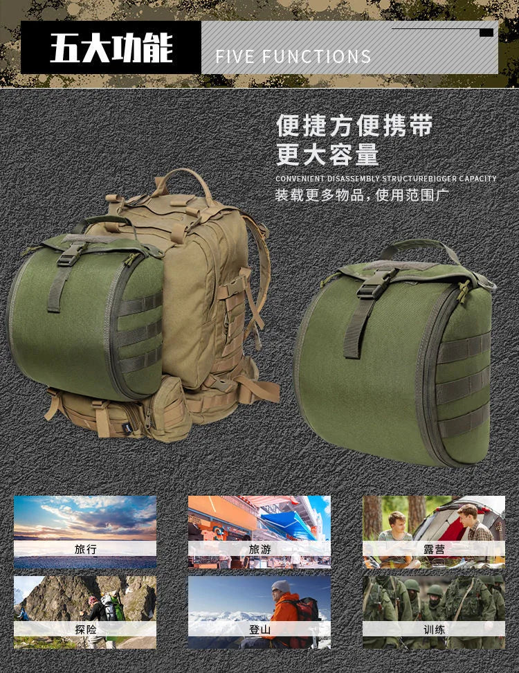 Outdoor Mountaineering Tactical Helmet Bag Military Fans Lifesaving Medical Portable Emergency Bag