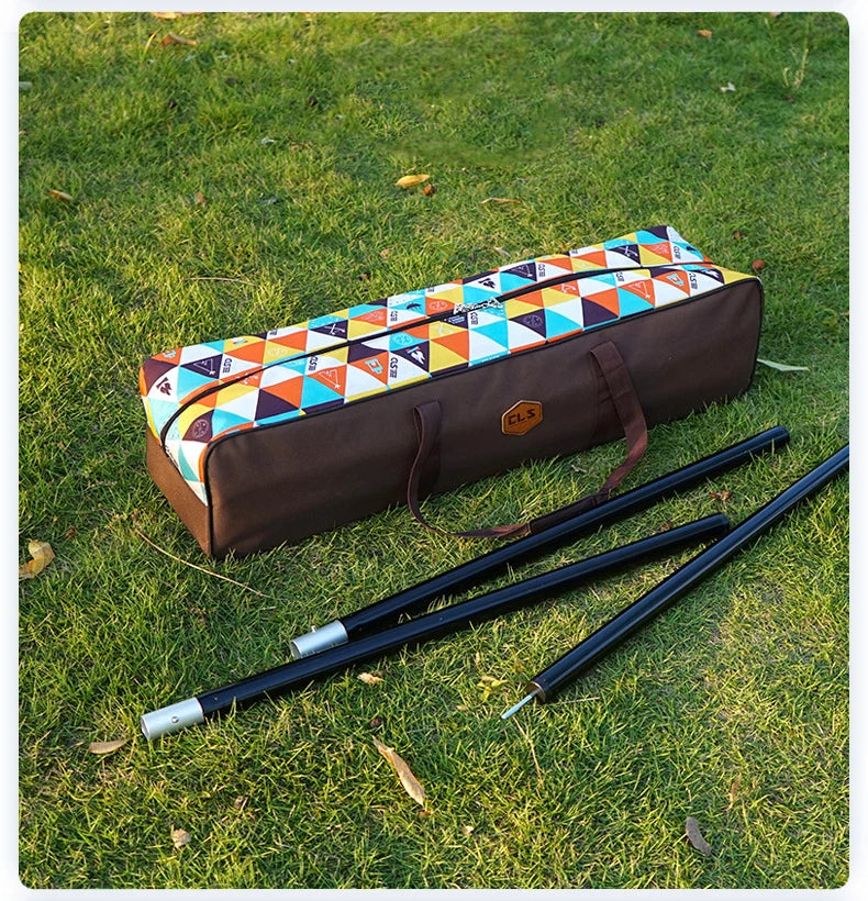 Outdoor Canopy Pole Storage Bag, Picnic Folding Tables, Chairs, Fishing Gear, Camping Tools, Storage Bag