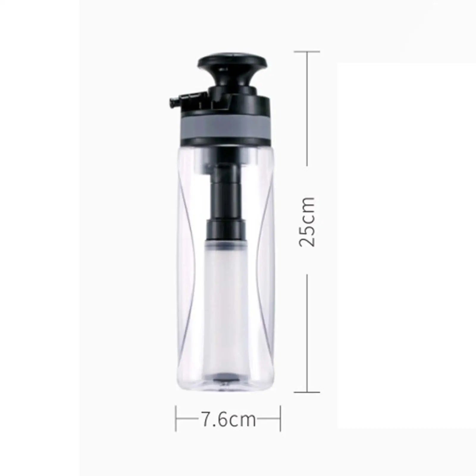 Water Purifier Bottle Camping Water Filtration for Hiking Outdoor Activities