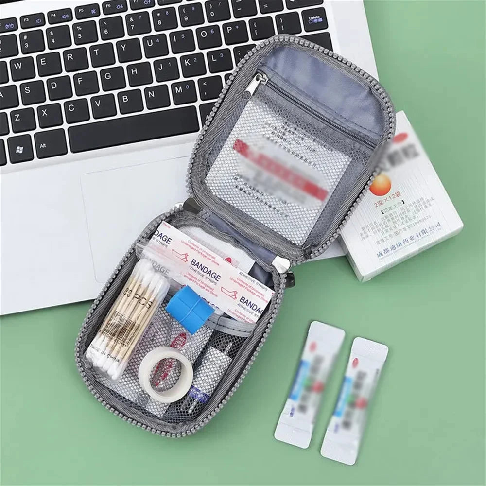 Family First Aid Kit Portable Outdoor Travel Storage Bag Household Large Capacity Layered Medicine Storage Bag