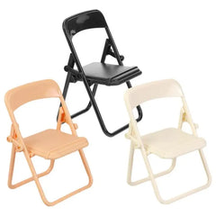 Mini Chair Shape Phone Holder Adjustable Cute Colorful Folding Chairs Mobile Phone Stand Multifunctional For Cell Phone