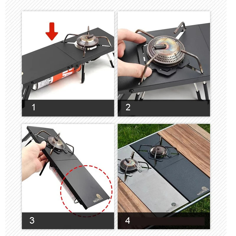 Camping Spider Stove Accessories for SOTO ST-310 ST-340 IGT Folding 0.5 Unit Plate Gas Stove Table Alcohol Burner Pot Stand New