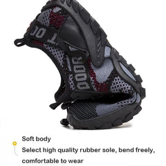 Oulylan Climbing Shoes Mountain Outdoor Non-slip Hunting Male Comfy Sport Trail Soft Men Outdoor Hiking Trekking Shoes