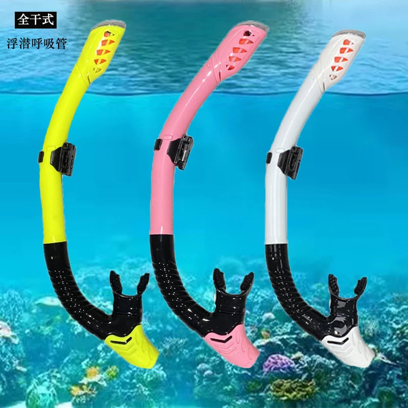 Diving Snorkel Professional Swimming Diving Breathing Tube Hose Dry Adult Children Underwater Snorkeling Diving Equipment