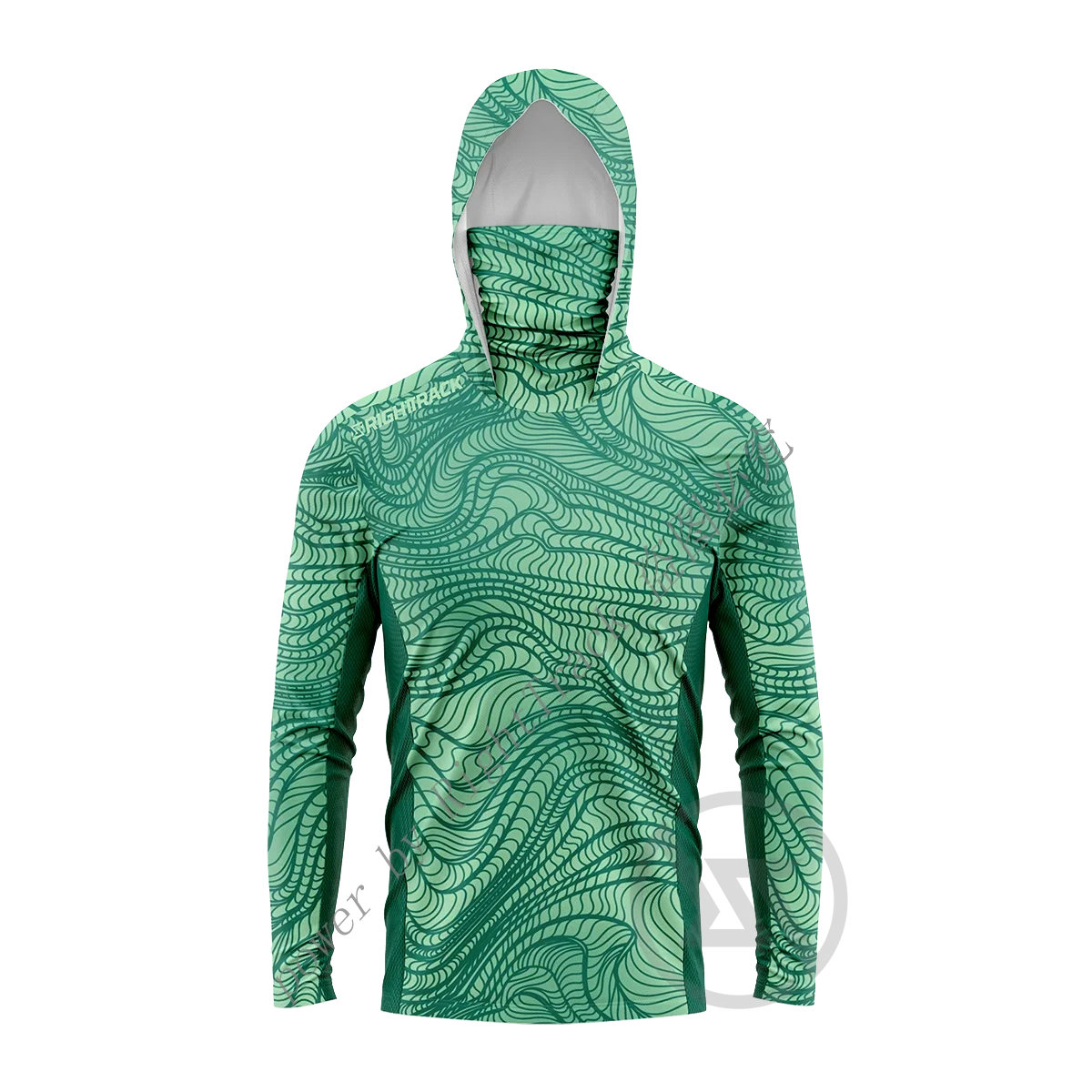 Camouflage Mask Hoodies Shirts Suitable For Fishing Hunting Climbing Camping Hiking Outdoor Sun Protection Breathable Clothing