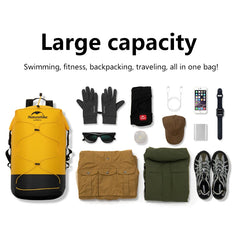 Naturehike TB03 TPU Wet & Dry Separation Waterproof Bag Outdoor Seaside Diving Bags Snorkeling Swimming Trail Rafting Equipment