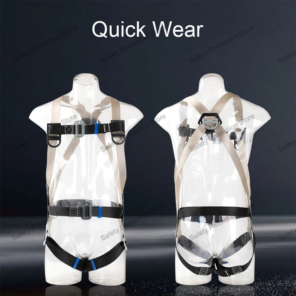 High Altitude Work Safety Harness Full/Half Body Safety Belt Rope Outdoor Climbing Training Construction Protective Equipment