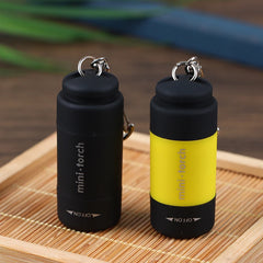 Led Mini Torchlight Portable USB Rechargeable Keychain Flashlights Waterproof Outdoor Hiking Camping Torch Lamp Lantern