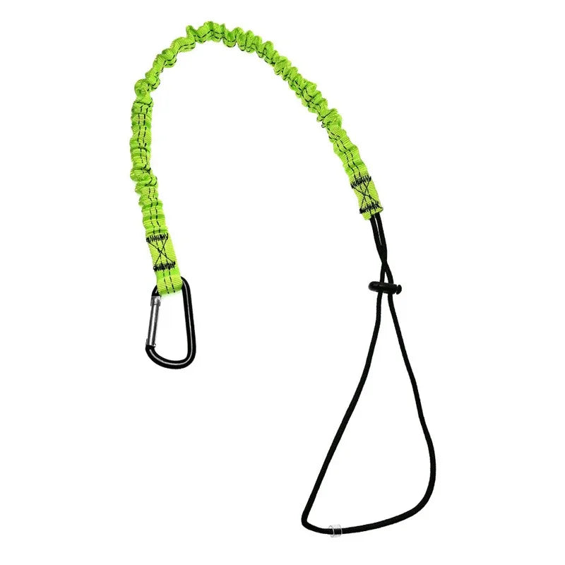 High Quality Outdoor Carabiner Lanyard Retractable Cord Tie Safety Auxiliary Rope Telescopic Elastic Climbing Tool anti-fall