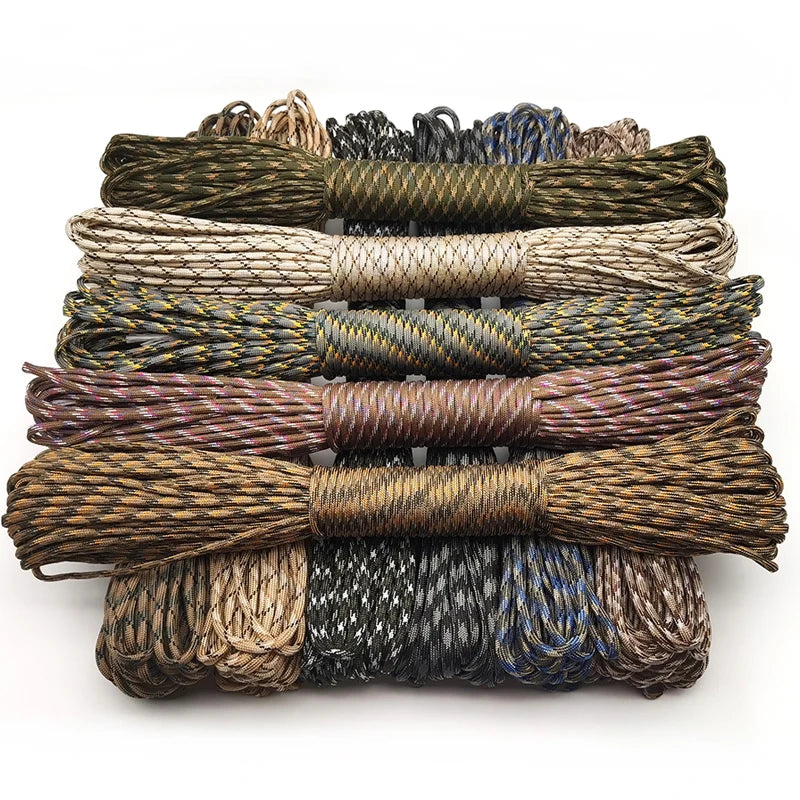 7 stand Cores Paracord Dia. 4mm for Survival Parachute Cord Lanyard Hiking Clothesline Kit Paracord Climbing Camping Tents Rope