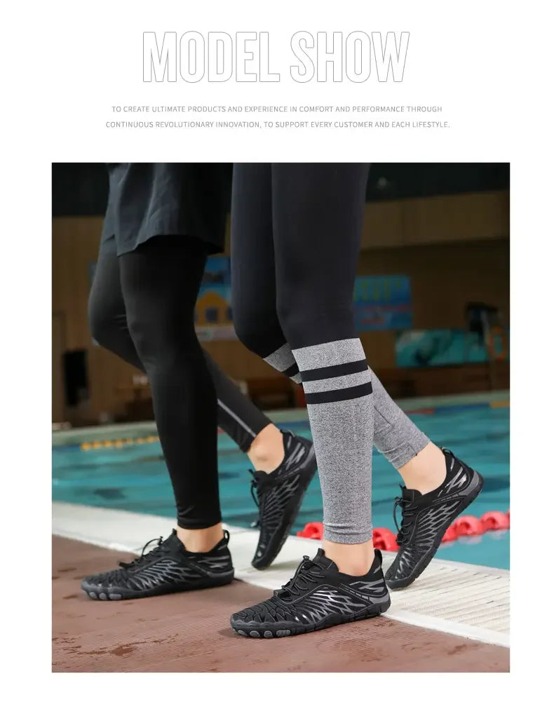 Swimming Water Shoes For Men Women Barefoot Beach Sandals Upstream Aqua Diving Shoes Fitness Yoga Surf Hiking Wading Sneakers