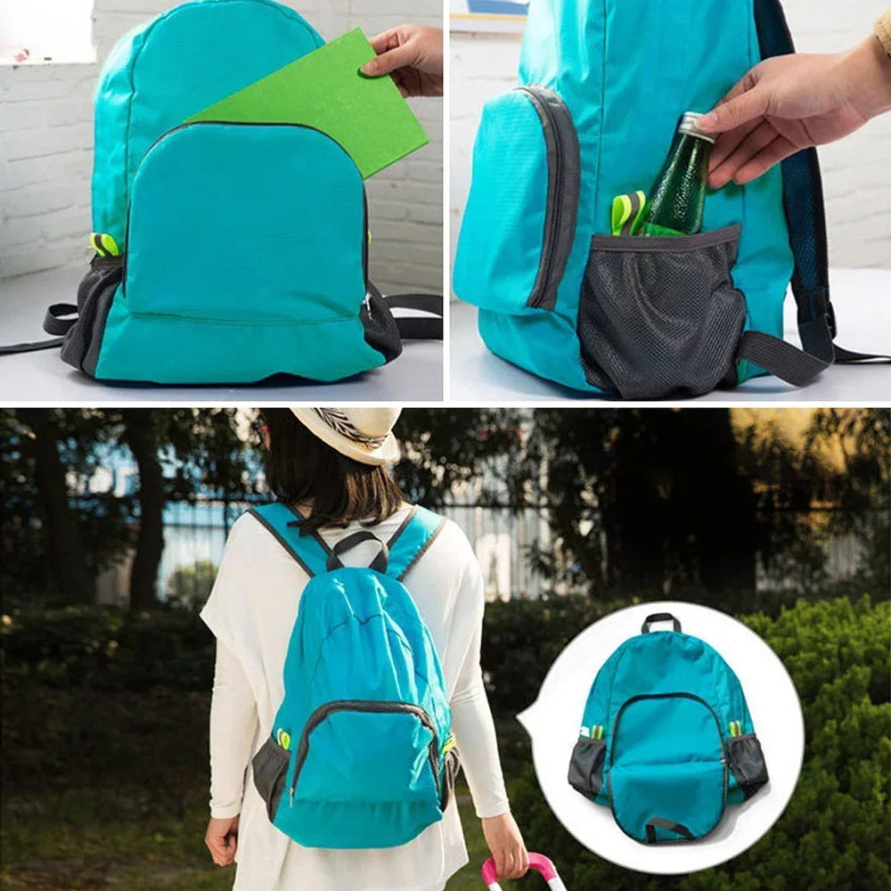 Foldable Backpack Camping Hiking Ultralight Folding Travel Daypack Bag Outdoor Mountaineering Sports Daypack for Men Women