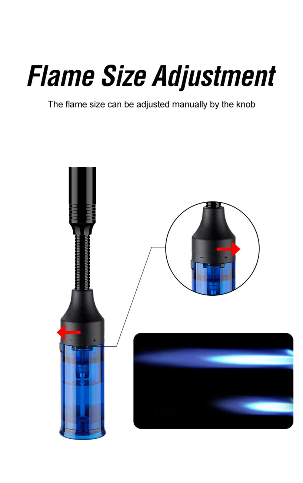 360 Degree Rotation Torch Lighter Jet Flame Butane Gas Lighters Turbo Windproof Refillable Ignition Gun Outdoor Camping BBQ Tool