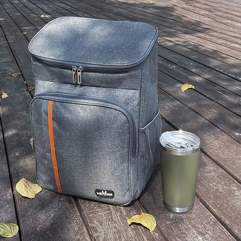 20L Insulated Portable Thermal Lunch Bag Food Box Durable Waterproof Cooler Ice Case Camping Oxford Dinner Backpacks Icebox