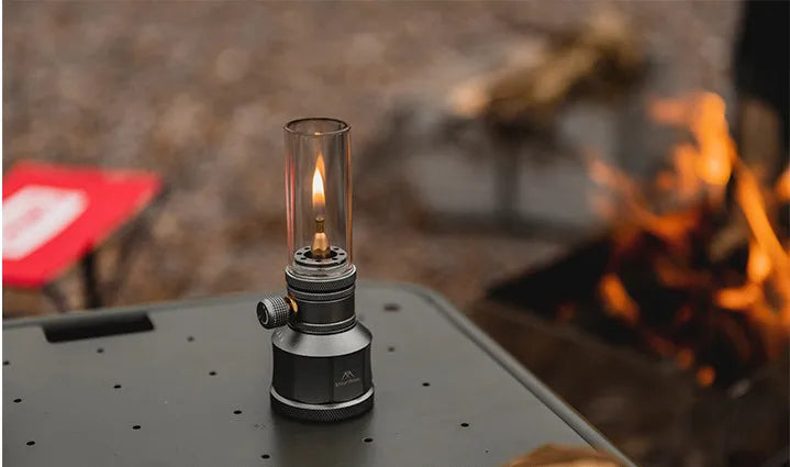 Outdoor Gas Light Set Mountainhiker Picnic Camping Retro Decorative Ambience Creative Desktop Bedside Gas Lamps And Accessories