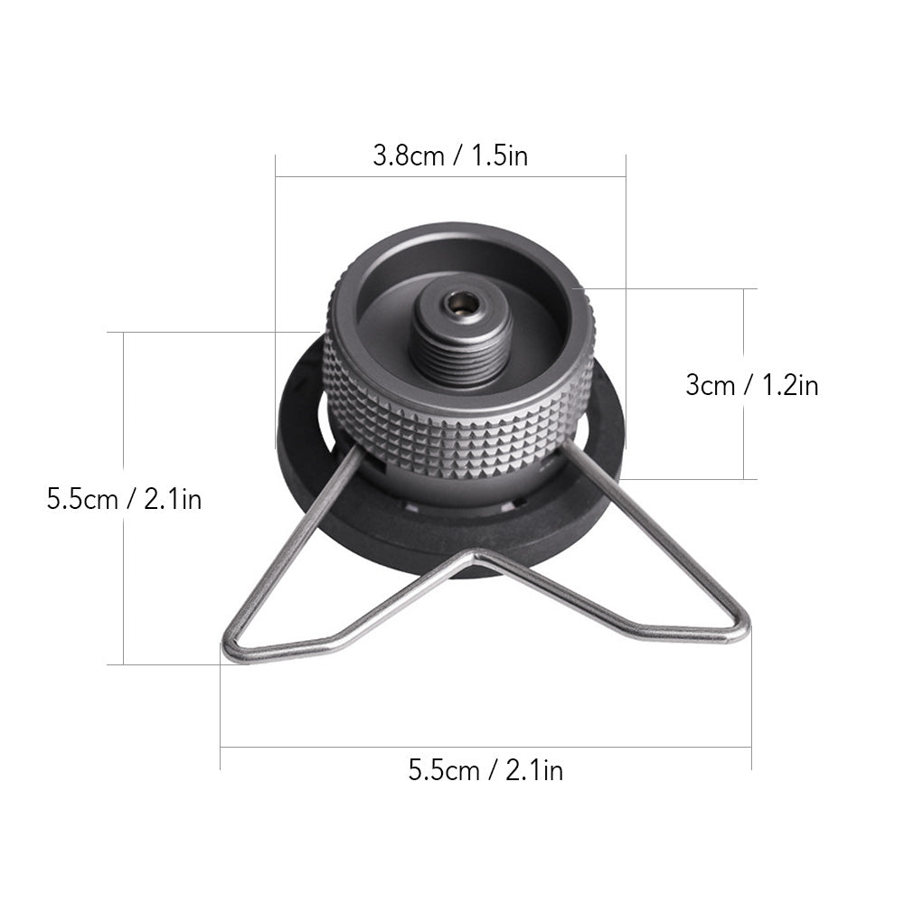 Gas Stove Adapter Butane Adapter Gas Tank Adapter Gas Stove Accessories Converter Gas Refill Adapter Outdoor Camping Equipment