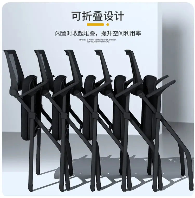 Folding Training  Conference Room Chair, Training Class Chair, Folding Office Chair, Folding  with Table Board