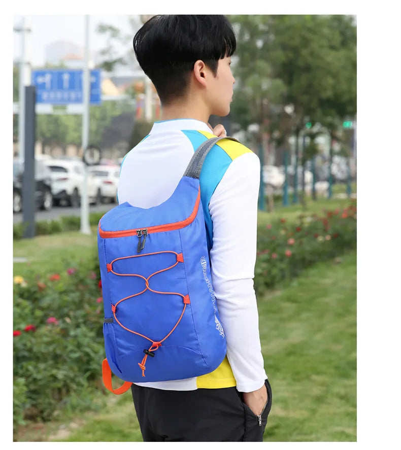 Outdoor Packable Backpack Large-capacity Foldable Camping Backpack Anti-splash Travel Hiking Daypack Sports Bag for Men Women